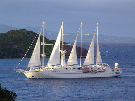 	Bateau bans la baie.	