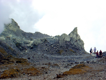 	Près du cratère sud	